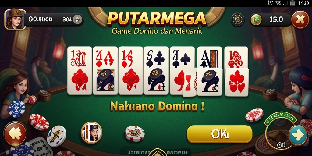 Tampilan gameplay PUTARMEGA yang menarik dan interaktif.