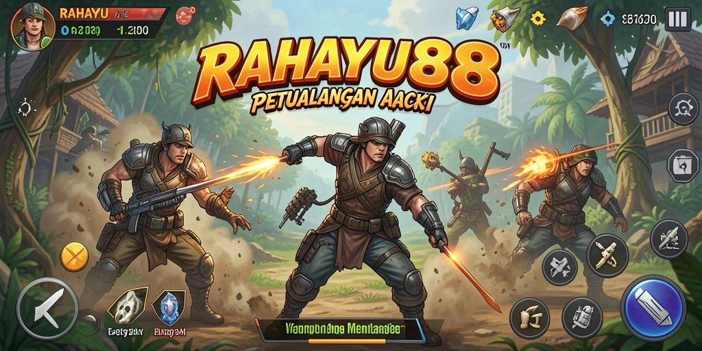Tampilan menarik dari gameplay aksi di RAHAYU88 yang menegangkan.